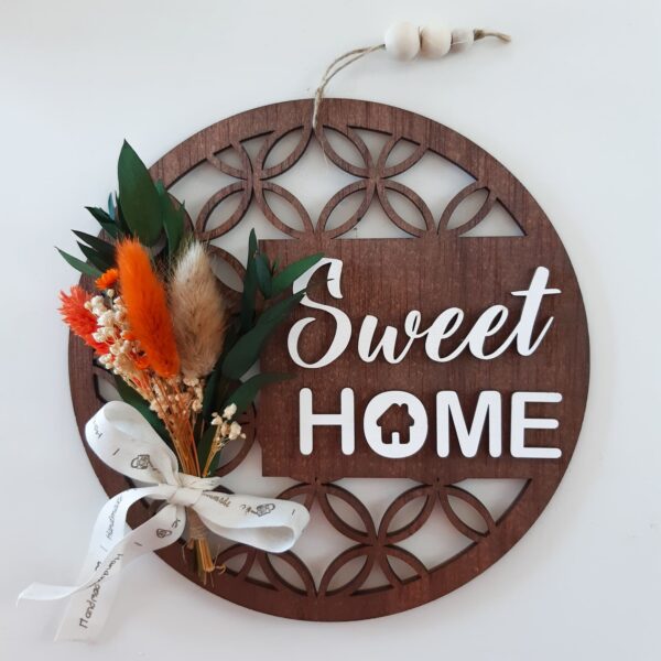 cartel-sweet-home-de-madera